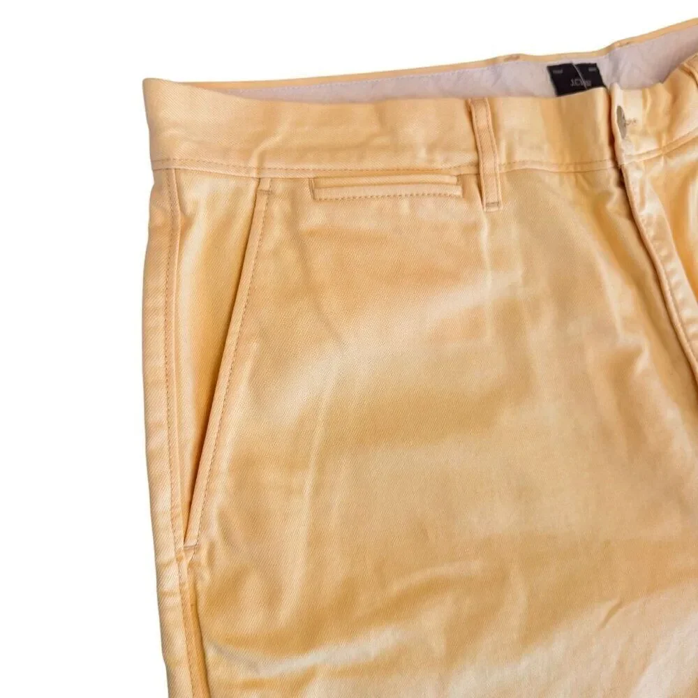 NWT Men's J. Crew Butter Yellow Chino Pants Sz 36x32 Preppy Spring Summer Easter